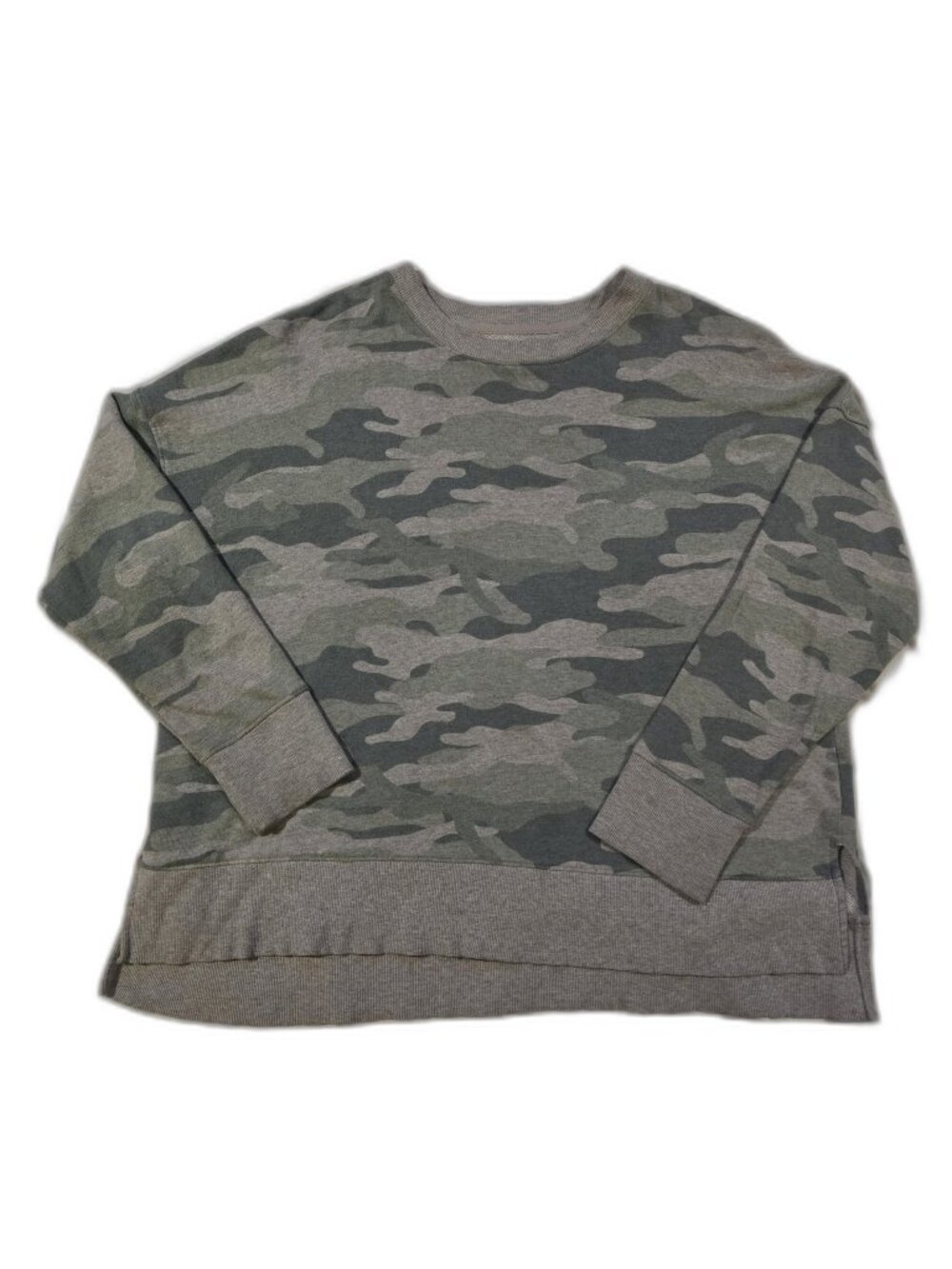 3/$20 Time and Tru Camo Crewneck Sweatshirt Women's XXXL (22)